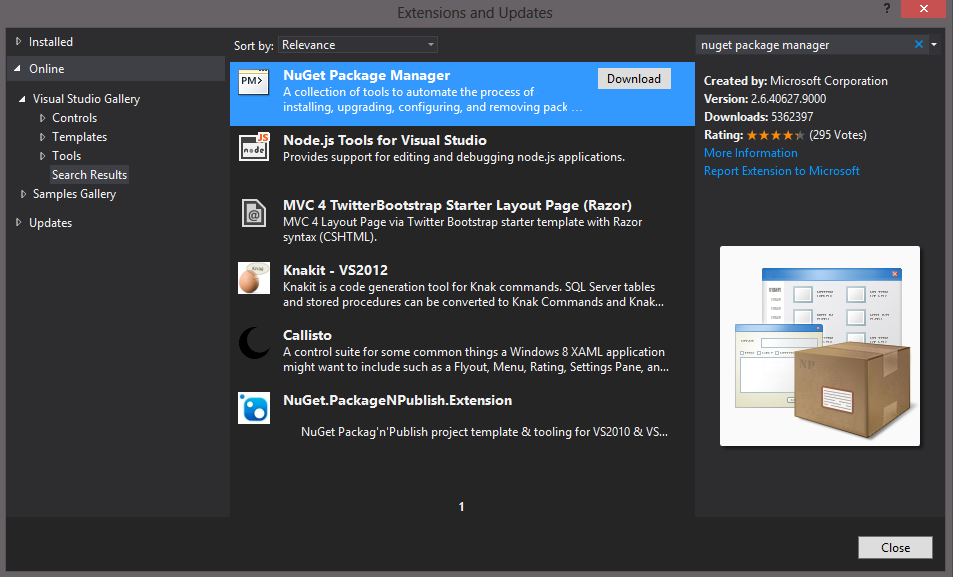 Package manage. Менеджер пакетов NUGET Visual Studio. "Tools" -> "NUGET package Manager" -> "manage NUGET packages for solution". З. Откройте консоль NUGET: Tools -> NUGET package Manager -> package Manager Console.. NUGET package Manager how download.